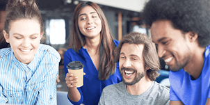 Business event with multiple people